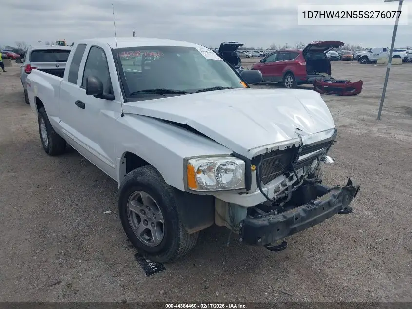 1D7HW42N55S276077 2005 Dodge Dakota Slt