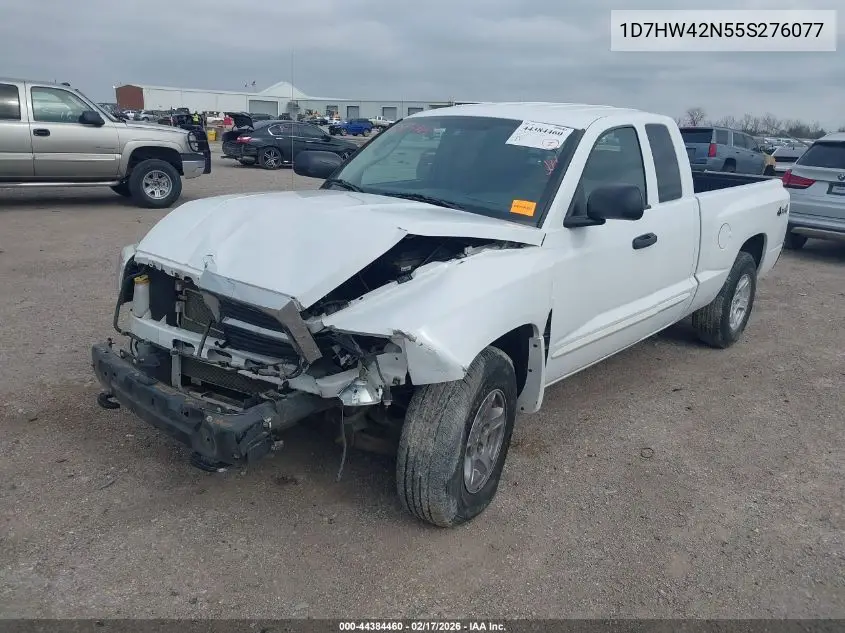 1D7HW42N55S276077 2005 Dodge Dakota Slt
