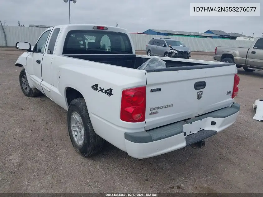 1D7HW42N55S276077 2005 Dodge Dakota Slt