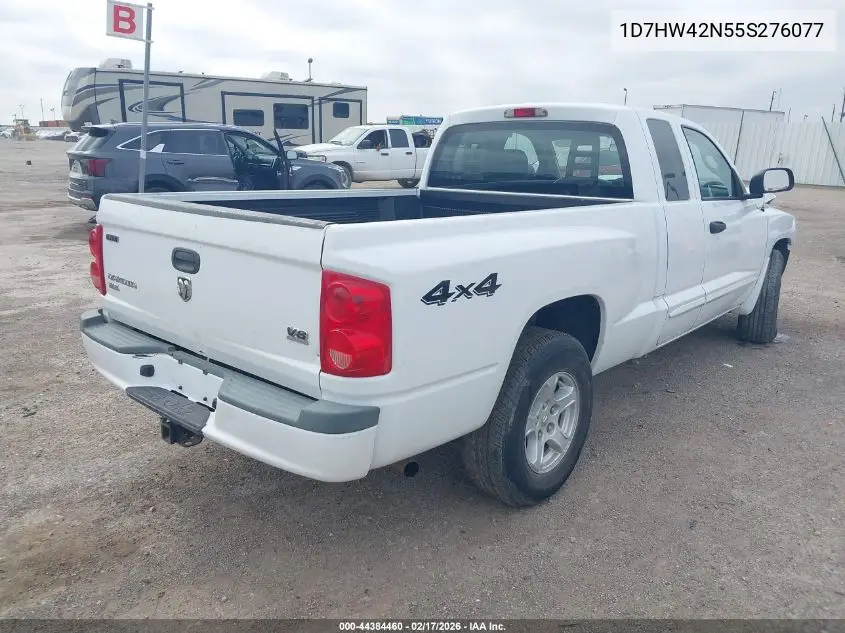 1D7HW42N55S276077 2005 Dodge Dakota Slt