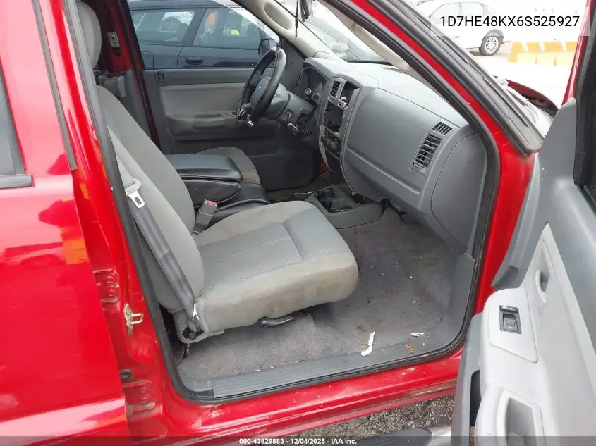 1D7HE48KX6S525927 2006 Dodge Dakota Slt