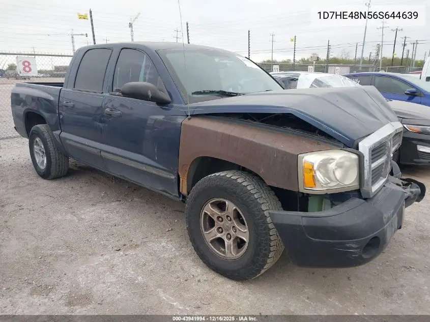 1D7HE48N56S644639 2006 Dodge Dakota Slt