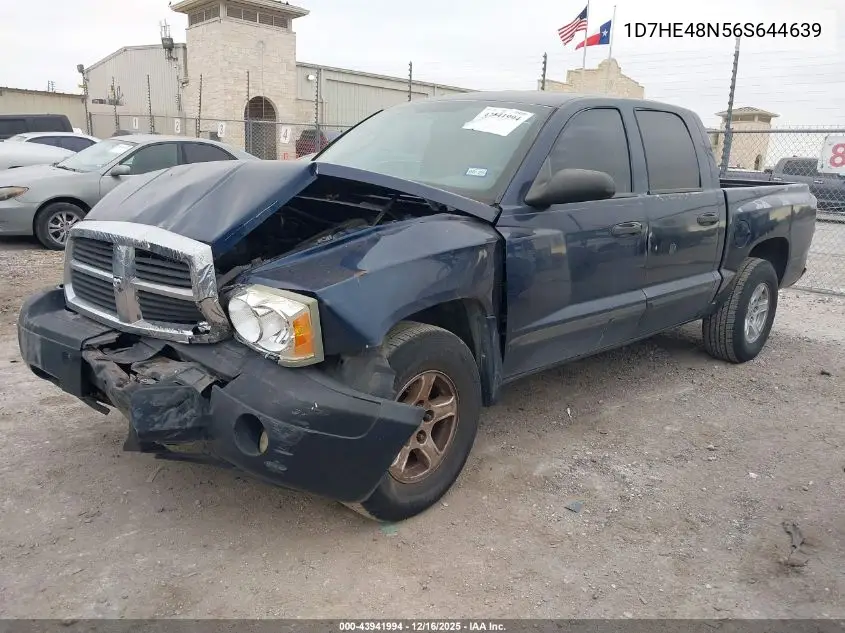 1D7HE48N56S644639 2006 Dodge Dakota Slt