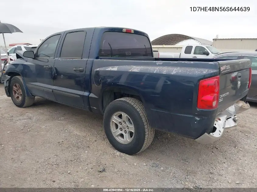 1D7HE48N56S644639 2006 Dodge Dakota Slt
