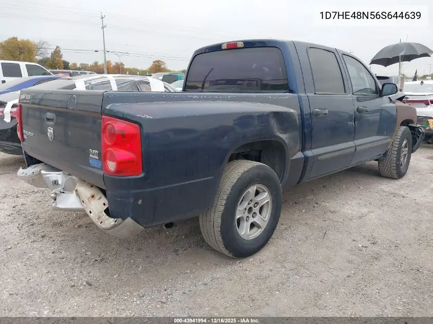 1D7HE48N56S644639 2006 Dodge Dakota Slt