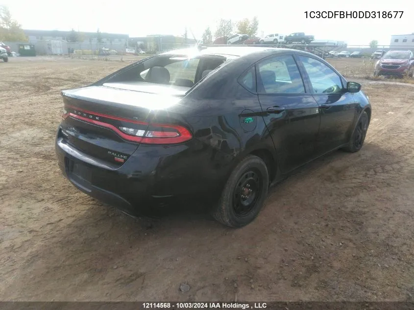 1C3CDFBH0DD318677 2013 Dodge Dart Sxt