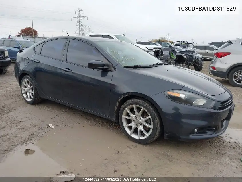 1C3CDFBA1DD311529 2013 Dodge Dart Sxt