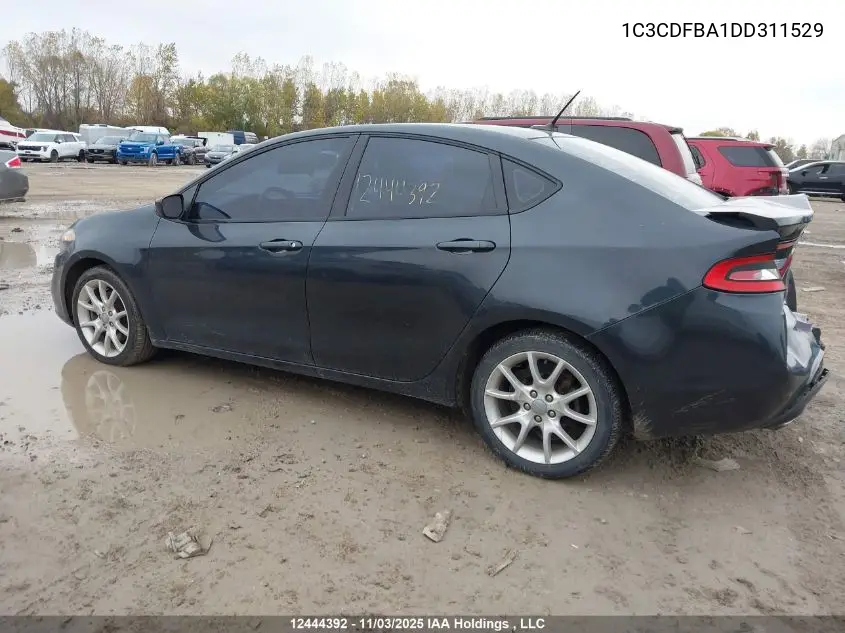1C3CDFBA1DD311529 2013 Dodge Dart Sxt