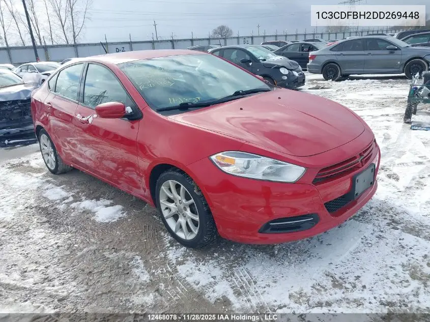 1C3CDFBH2DD269448 2013 Dodge Dart