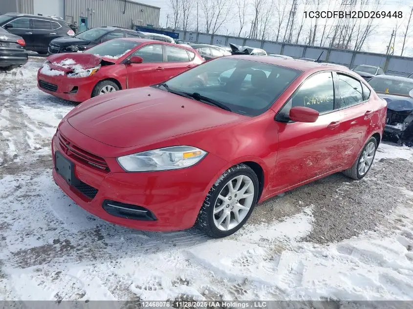 1C3CDFBH2DD269448 2013 Dodge Dart