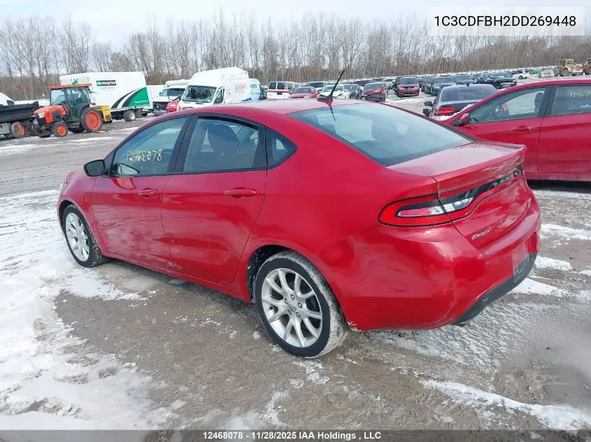 1C3CDFBH2DD269448 2013 Dodge Dart