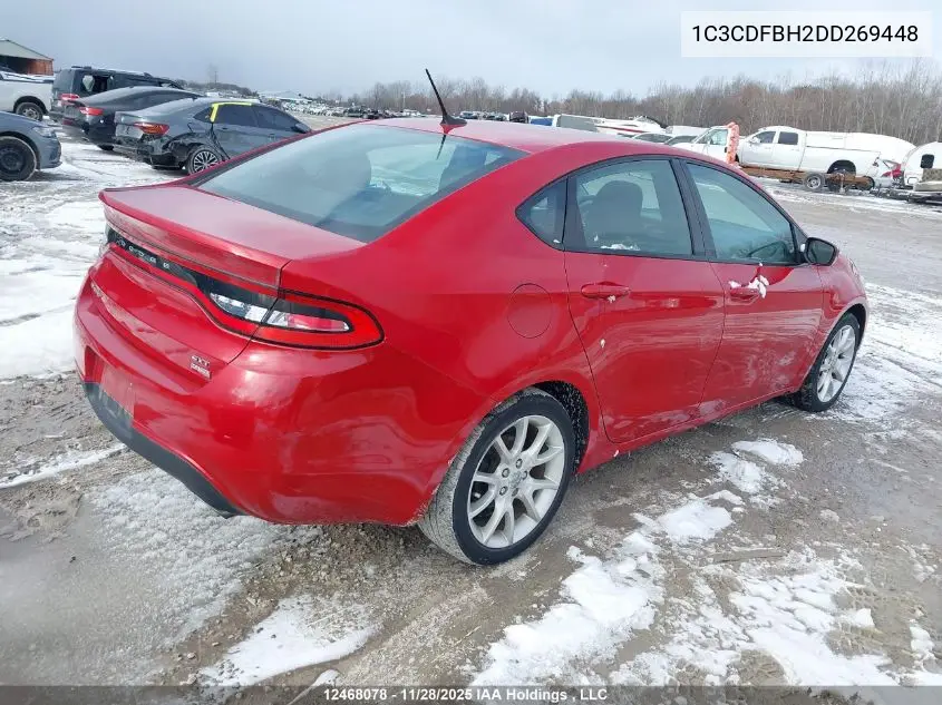 1C3CDFBH2DD269448 2013 Dodge Dart