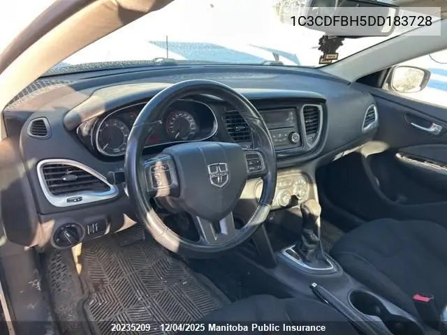 1C3CDFBH5DD183728 2013 Dodge Dart Sxt