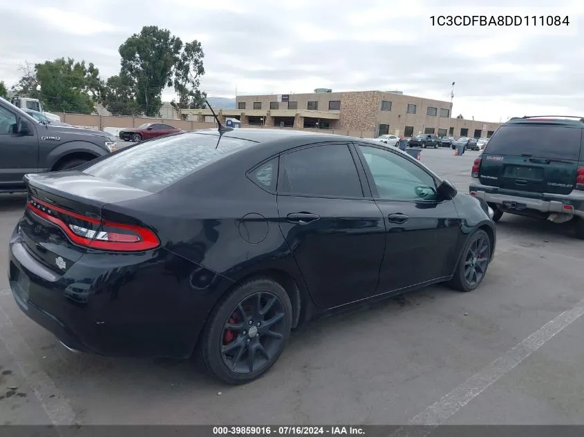 1C3CDFBA8DD111084 2013 Dodge Dart Rallye