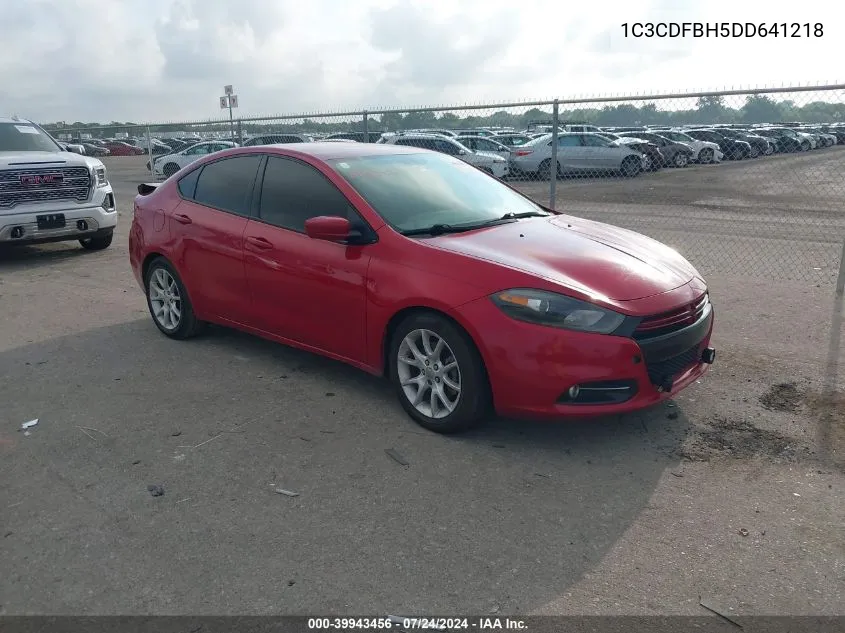 1C3CDFBH5DD641218 2013 Dodge Dart Rallye