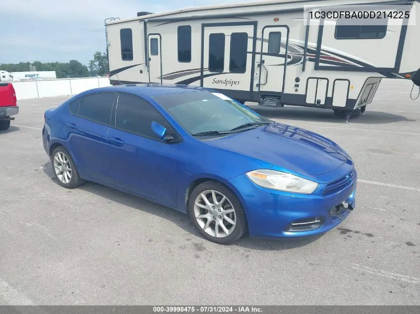 1C3CDFBA0DD214225 2013 Dodge Dart Sxt