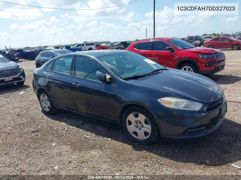 1C3CDFAH7DD327023 2013 Dodge Dart Se/Aero