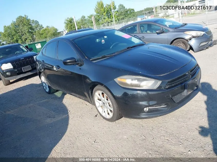 1C3CDFBA4DD321617 2013 Dodge Dart Sxt