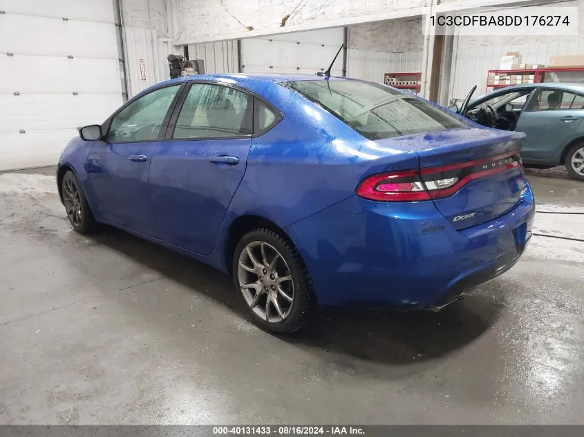 1C3CDFBA8DD176274 2013 Dodge Dart Rallye