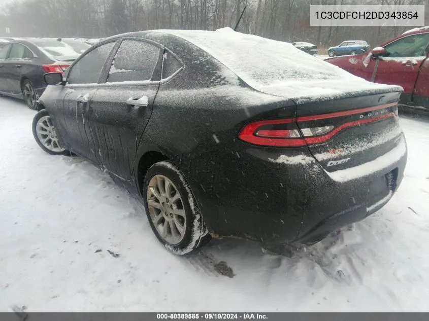 1C3CDFCH2DD343854 2013 Dodge Dart Limited/Gt