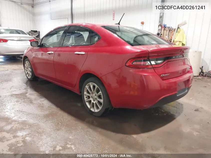 1C3CDFCA4DD261241 2013 Dodge Dart Limited