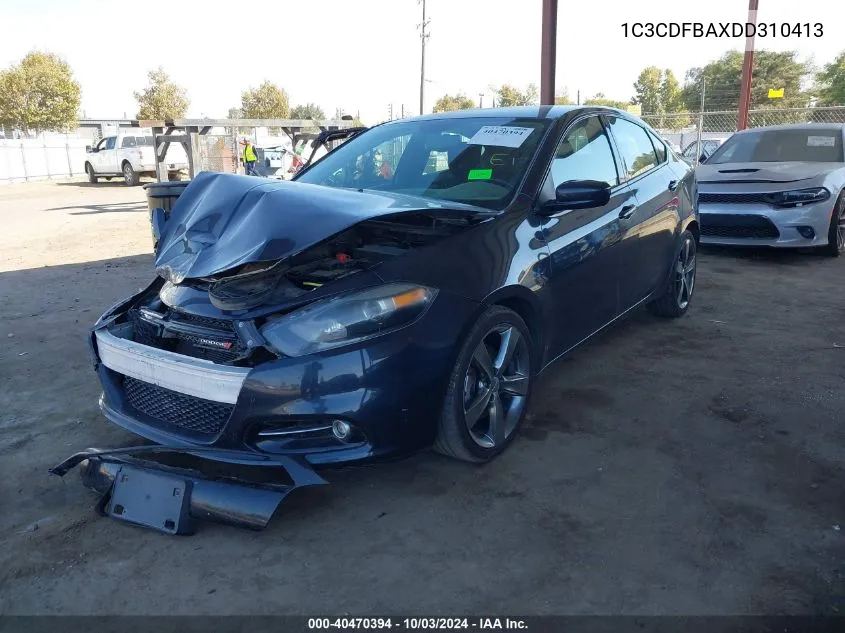 1C3CDFBAXDD310413 2013 Dodge Dart Sxt