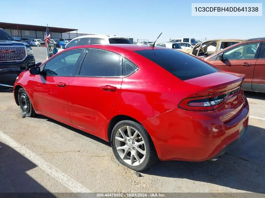 1C3CDFBH4DD641338 2013 Dodge Dart Sxt