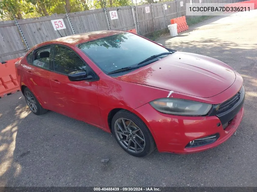 1C3CDFBA7DD336211 2013 Dodge Dart Sxt