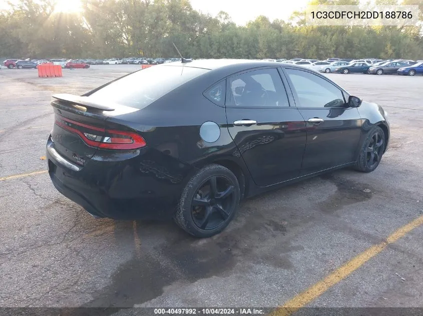 1C3CDFCH2DD188786 2013 Dodge Dart Limited