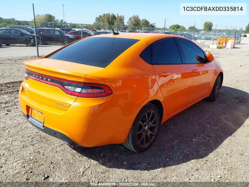 1C3CDFBAXDD335814 2013 Dodge Dart Sxt