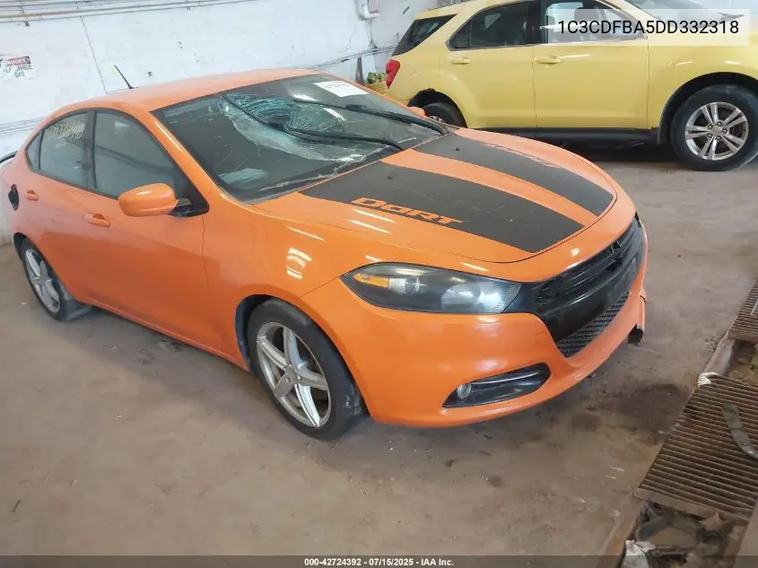 1C3CDFBA5DD332318 2013 Dodge Dart Sxt