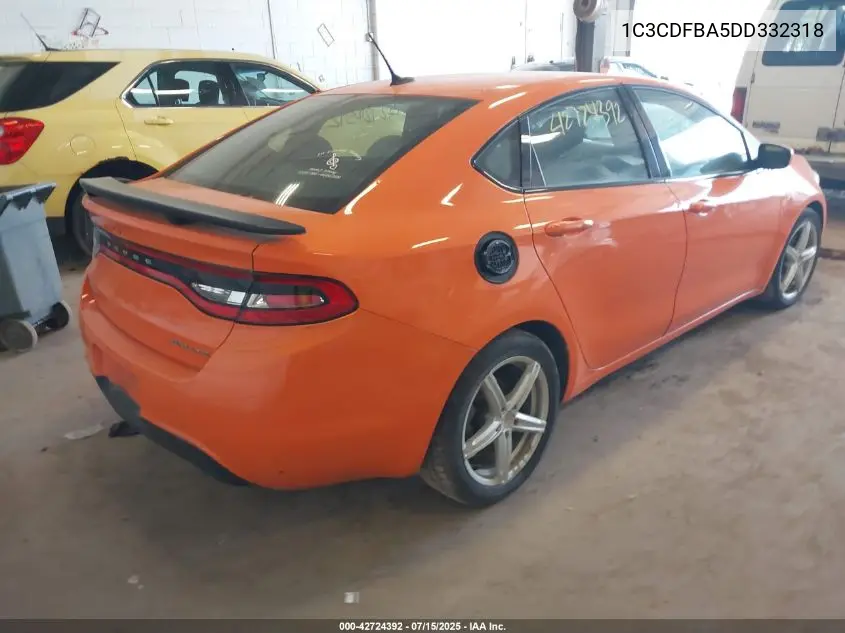 1C3CDFBA5DD332318 2013 Dodge Dart Sxt