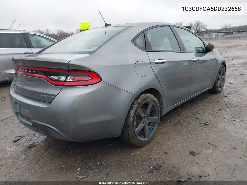 1C3CDFCA5DD232668 2013 Dodge Dart Limited