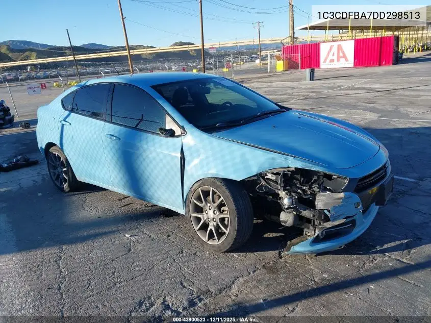 1C3CDFBA7DD298513 2013 Dodge Dart Sxt