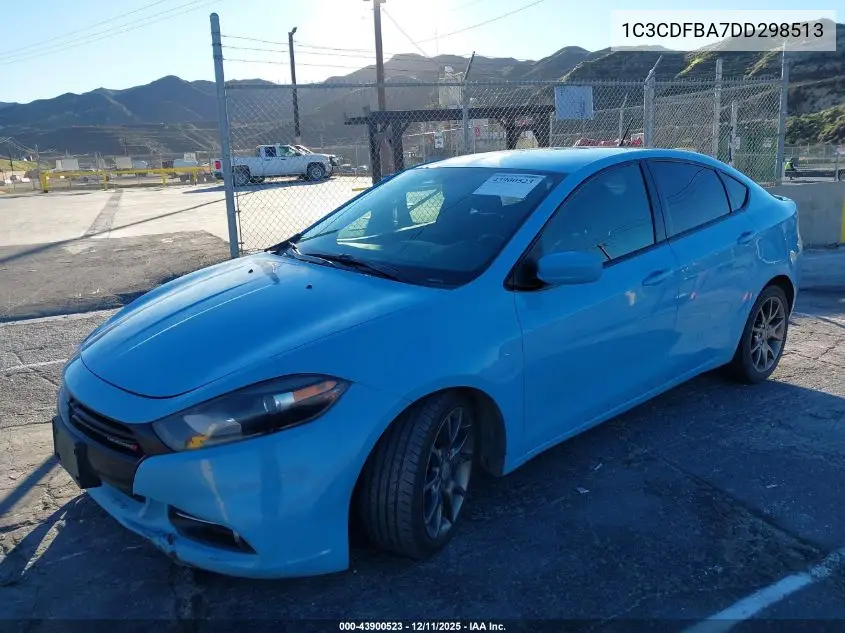 1C3CDFBA7DD298513 2013 Dodge Dart Sxt