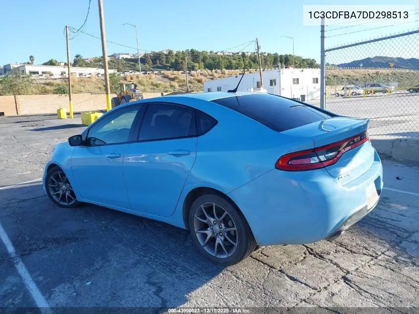 1C3CDFBA7DD298513 2013 Dodge Dart Sxt
