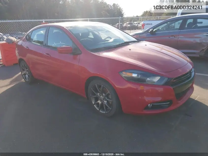 1C3CDFBA0DD324241 2013 Dodge Dart Sxt