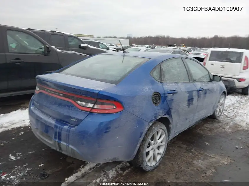 1C3CDFBA4DD100907 2013 Dodge Dart Sxt
