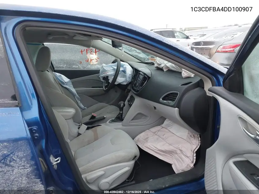 1C3CDFBA4DD100907 2013 Dodge Dart Sxt