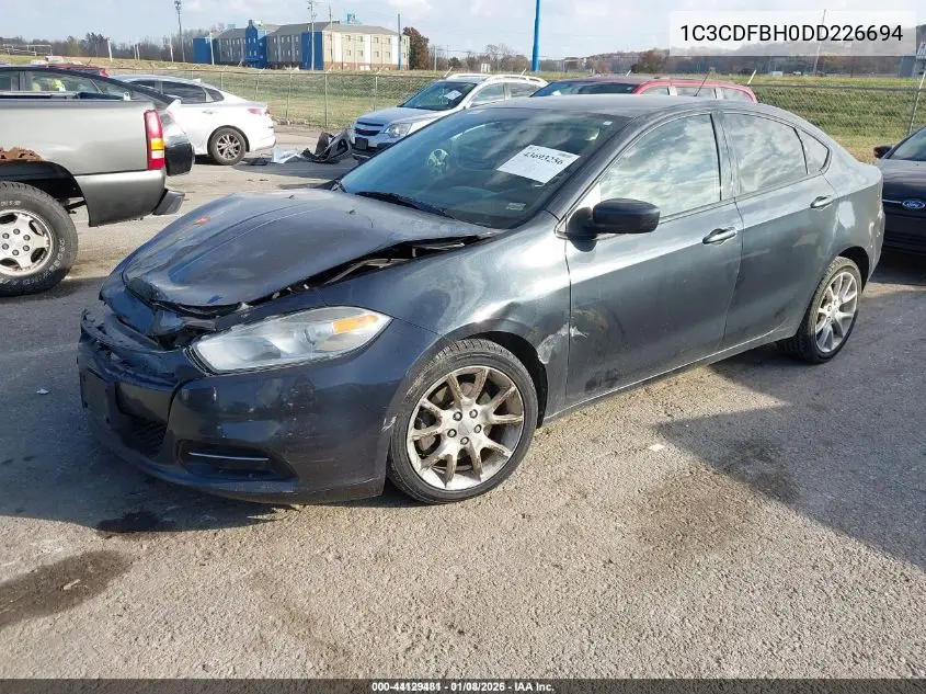1C3CDFBH0DD226694 2013 Dodge Dart Sxt