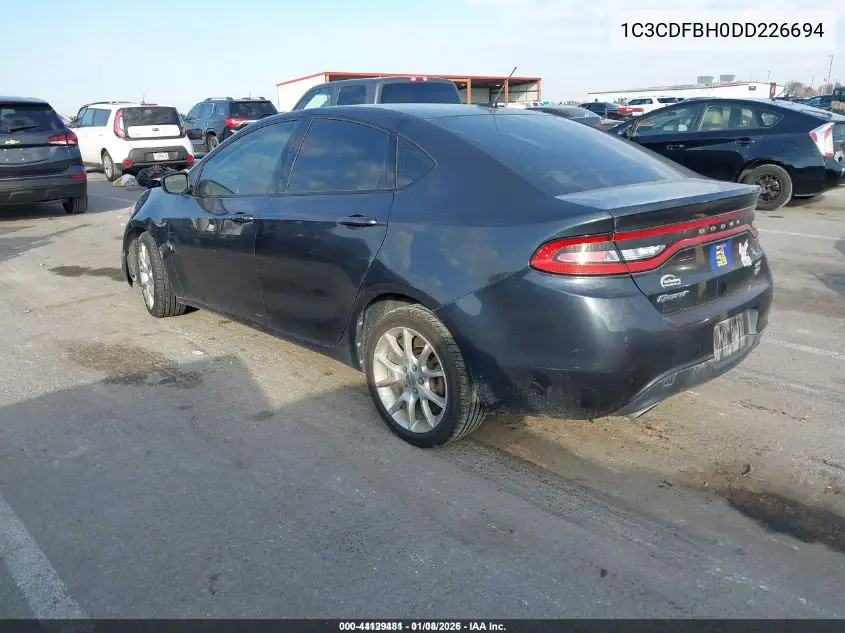 1C3CDFBH0DD226694 2013 Dodge Dart Sxt