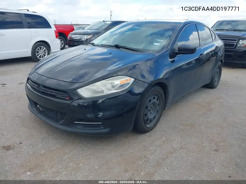 1C3CDFAA4DD197771 2013 Dodge Dart Se