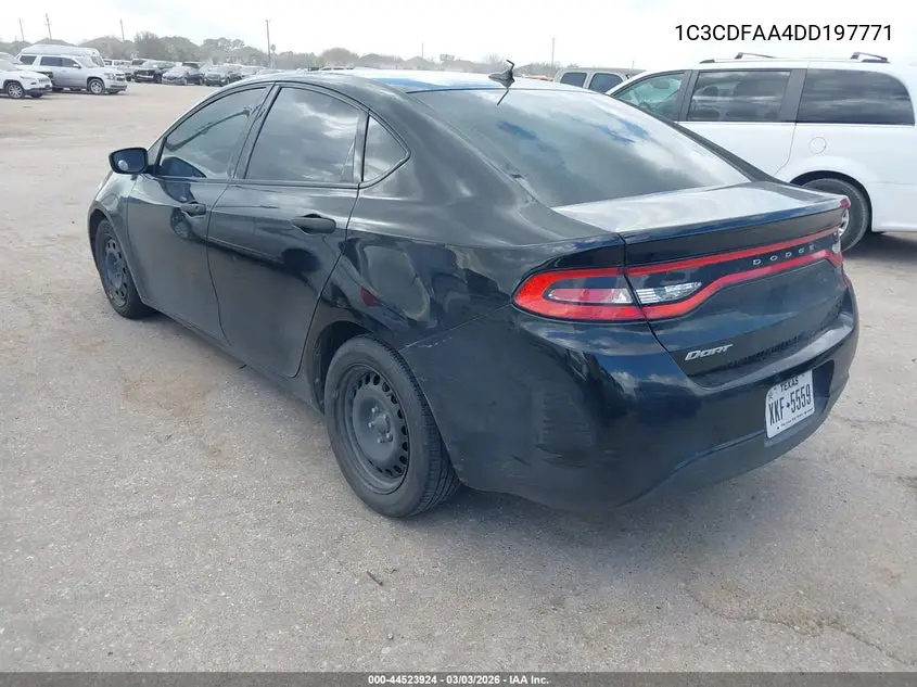 1C3CDFAA4DD197771 2013 Dodge Dart Se