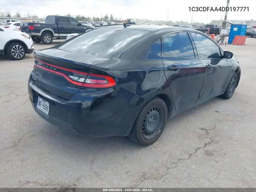 1C3CDFAA4DD197771 2013 Dodge Dart Se