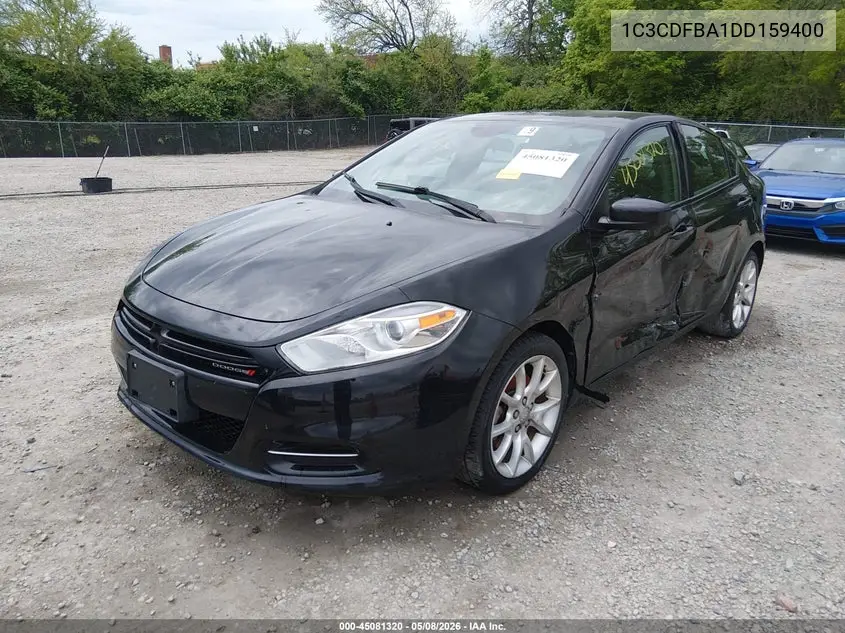 1C3CDFBA1DD159400 2013 Dodge Dart Sxt