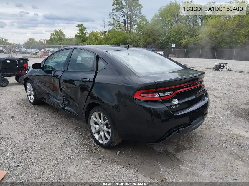 1C3CDFBA1DD159400 2013 Dodge Dart Sxt