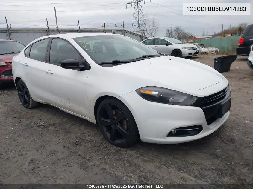 1C3CDFBB5ED914283 2014 Dodge Dart Sxt
