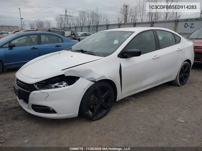 1C3CDFBB5ED914283 2014 Dodge Dart Sxt