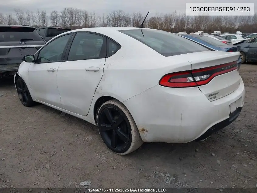 1C3CDFBB5ED914283 2014 Dodge Dart Sxt