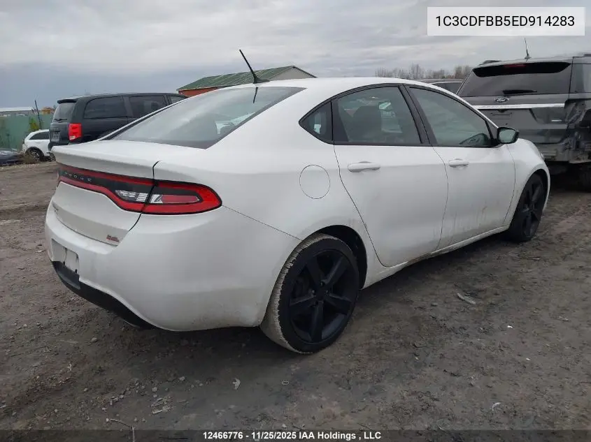 1C3CDFBB5ED914283 2014 Dodge Dart Sxt
